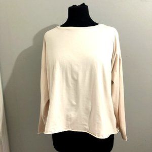 Planet Lauren G Grossman WOmens Top OS Peach Crop